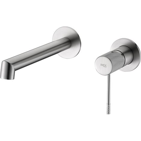 Monomando lavabo empotrado Line níquel cepillado IMEX GLD038/NQ