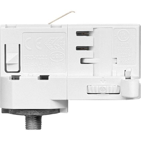 Adattatore Powergear per binario trifase - per estensione o snodo  Bianco