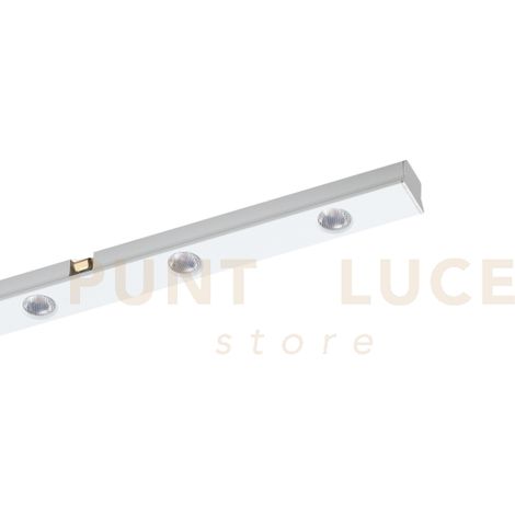 Ideal Lux Faretto Stick 1 luce LED integrato bianco metallo