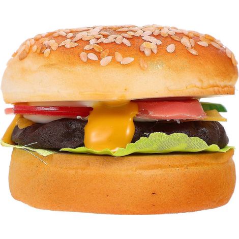 Künstliches Burger-Modell, Nachbildung eines Burgers, Dekoration für Bäckereien, Fotorequisite