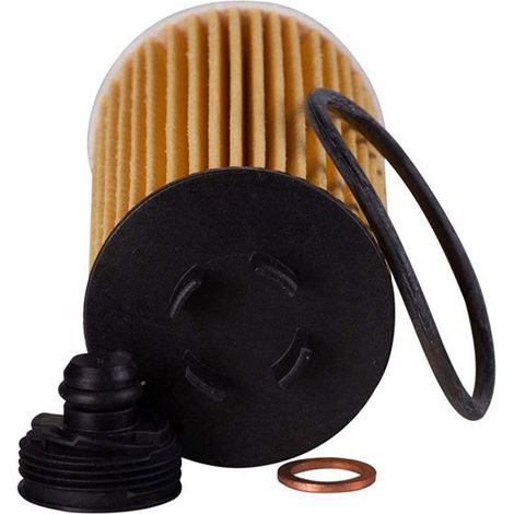 Two 11428570590 oil filters for BMW Mini Cooper X1 F45 F46 F48. (1/5)