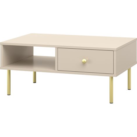 Table basse VENUS Avec rangement cachemire (1/4)