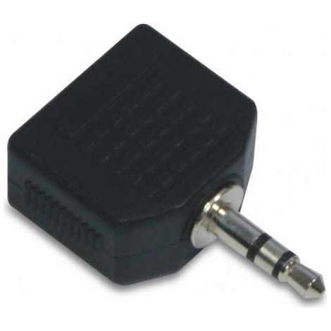 Adaptateur jack stéréo 3,5 mm mâle/2 x 3,5 mm fem. (1/3)