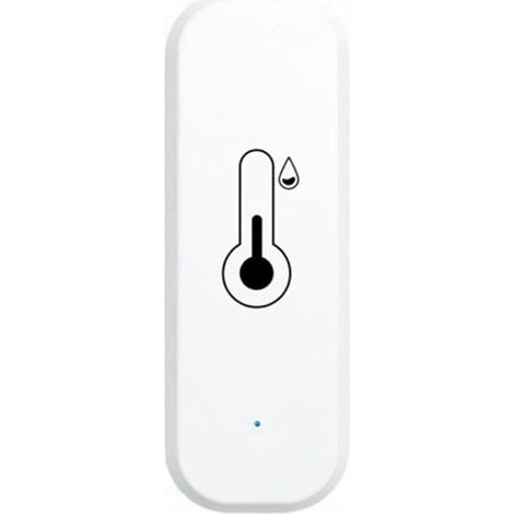 Thermomètre hygromètre intelligent WiFi pour moniteur à distance et alerte température ambiante capteur d'humidité application pour serre cave compatible Alexa/Google Home/Tuya (1/5)
