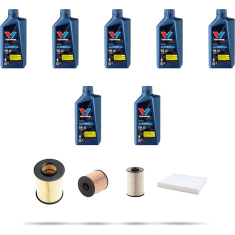 Kit tagliando 4 FILTRI e 7L OLIO compatibile con Ford Focus III 2.0 Tdci 120kw dal 2011 (1/5)