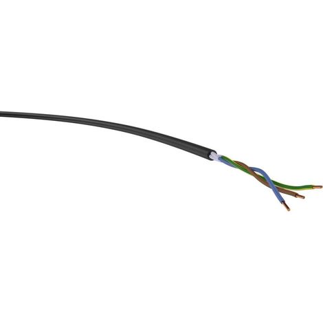 VER H07RN-F 3G 2,5 Ri. 50 Câble d'énergie H07RN-F 3 G 2.50 mm² noir 50 m (1/2)