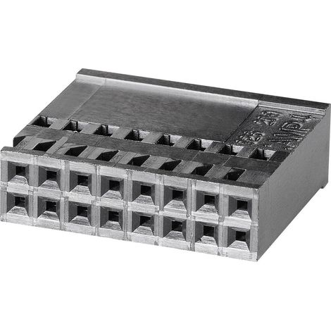 TE Connectivity Buchsengehäuse-Kabel AMPMODU Polzahl Gesamt 6 Rastermaß: 2.54 mm 926209-3 1 St.