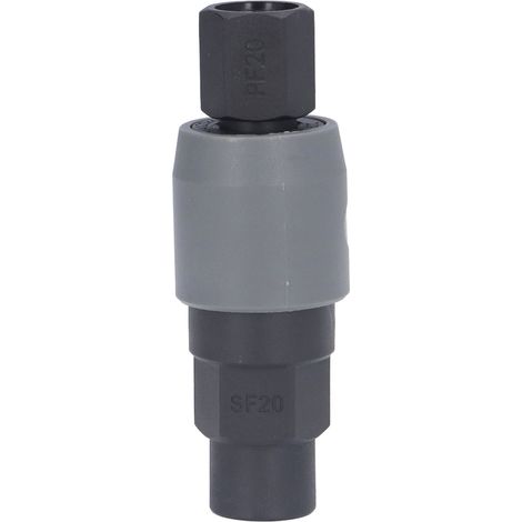 Raccord Pneumatique Rapide à Auto-Blocage Type C en Plastique Acier pour Tuyau (SF20+PF20 Filetage Femelle 1/4 Pouce) (1/5)