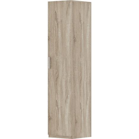 Armadio per ripostiglio, collezione TOM, 1 porta in rovere sonoma.
