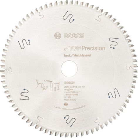 Bosch Top Precision Best for Multi Material mitre saw blade 254x30 mm multi material