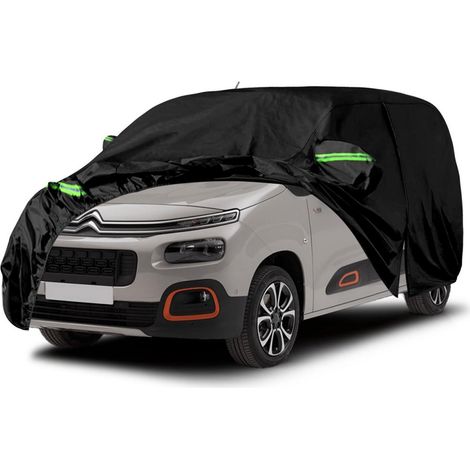 Autoabdeckung wasserdicht für Citroen Berlingo 2018-2024 LWB, atmungsaktiv, mit Reißverschluss (1/5)