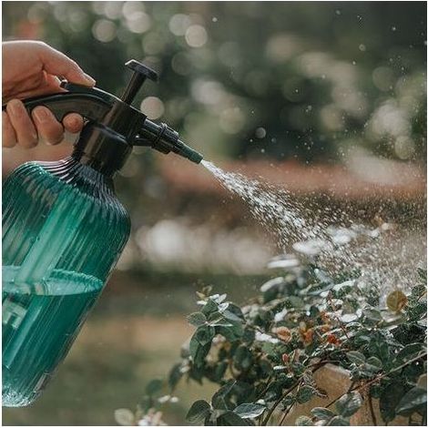 2-Liter-Leer-Pflanzensprüher, Druck-Gartengießkanne, Kunststoff-Pflanzensprüher für Innenräume, Gießflasche mit verstellbarer Düse (1 Stück) (1/5)