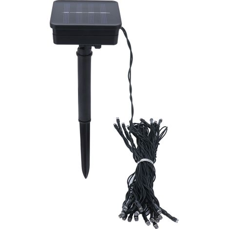 Guirlande solaire 30LED, lampe décorative avec 8 Modes, pour fêtes, mariages, festivals, blanc chaud (1/5)