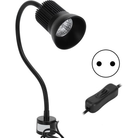 Lampe de travail LED 7W flexible avec base magnétique pour machine à coudre et CNC, 110-220V, prise EU (1/5)