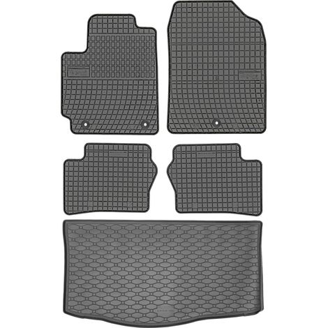 Juego de alfombrillas de goma para coche y maletero para Kia Picanto III Hatchback a partir de abril de 2017. (1/5)