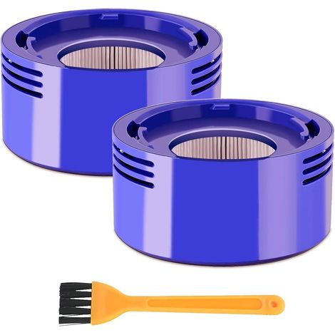 Staubsaugerfilter-Ersatz kompatibel mit Dyson V7, Dyson V8 Animal, V8 Absolute, SV10, SV11 Staubsauger, HEPA-Nachfilter-Set Ersatzfilter Teil Nr. 965661-01 & 967478-01