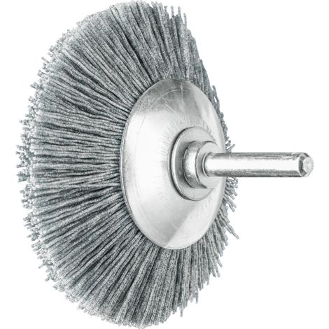 PFERD TOOLS Kegelbürste ungezopft KBU Ø 80x10mm Schaft-Ø 6 mm SiC-Filament-Ø 0,55 mm Korn 120 10 Stk