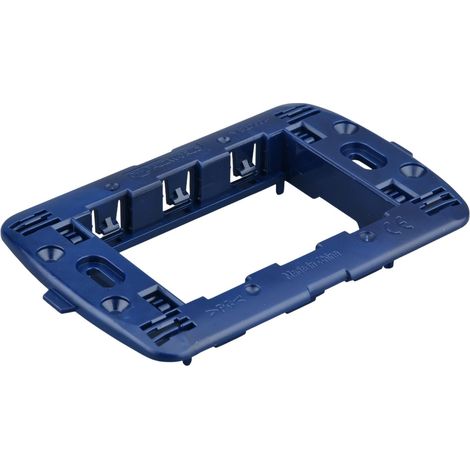 Supporto Telaio A2ZWORLD Per Serie Civile MBL Compatibile Con Bticino Living (3 Moduli Per Scatola 503)