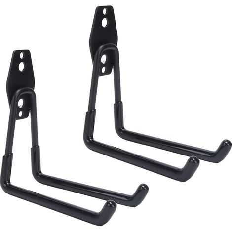 Set mit 2 multifunktionalen Wandhaken für die Garage, Aufbewahrungsregal, Organizer mit 2 Haken, Ausführung B, 13 cm (1/5)