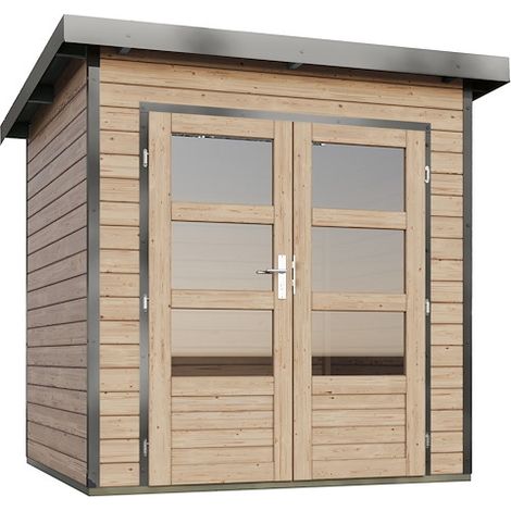 GH Pluto 1 A natur 204x204x230 graualuminium