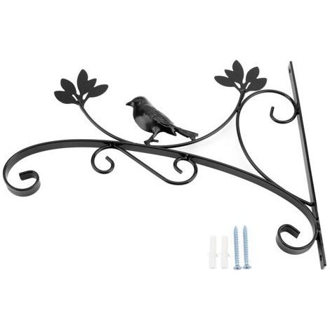 Panier à plantes, cintre de style moderne, salle de jardin à la mode pour pots de fleurs, mangeoires à oiseaux-Chrom (1/5)