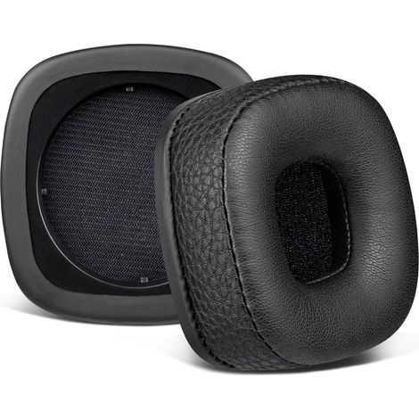 Coussinets d'oreille noirs pour casques Marshall Major I/II/III/IV (1/2/3/4) (1/5)