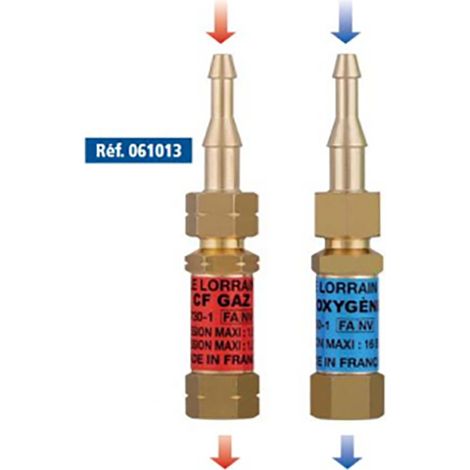 Paire de Clapet anti-retour Pare Flamme Thermostop CF16x50 Le Lorrain (1/2)