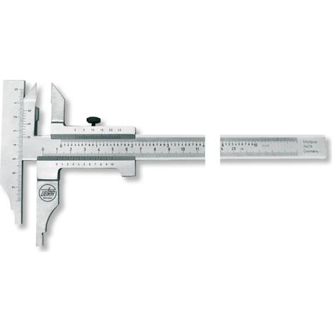 Messschieber MULTIPRE inox mit Spitzen mit höhenverstellbarem Schnabel 250 mm Messbereich 80 mm