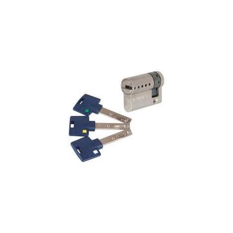 Demi-cylindre européen Mul-T-Lock 262S+ - 42,5 mm - 3 clés - Barre de renfort - 425262CBR