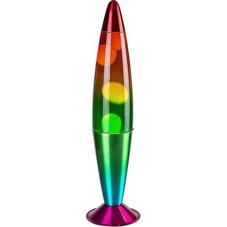 Lampe lave de table LED 25W arc-en-ciel Rabalux Lollipop (1/5)