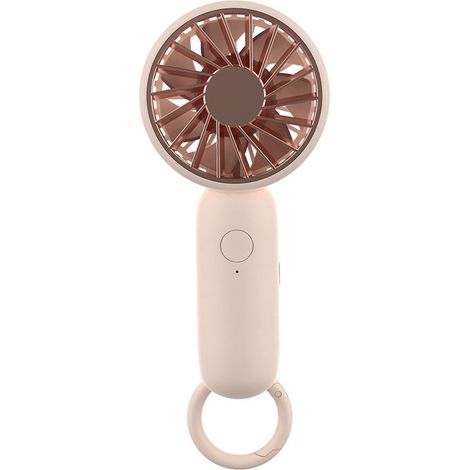 1 mini ventilateur de poche, puissant ventilateur de bureau avec boucle, ventilateur USB léger, convient aux femmes et aux hommes soucieux de leur style, pour une utilisation intérieure et extérieure (1/5)