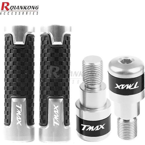 Leviers de frein et d'embrayage, poignées et embouts de guidon pour moto Yamaha T-Max 500 (2001-2007) - Argent (1/5)