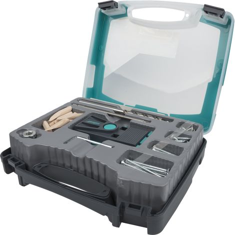 wolfcraft - Coffret d'Assemblage Invisible Undercover Jig. Tête de vis Torx - Assemblage en angle. en T et à plat - réf. 4642100
