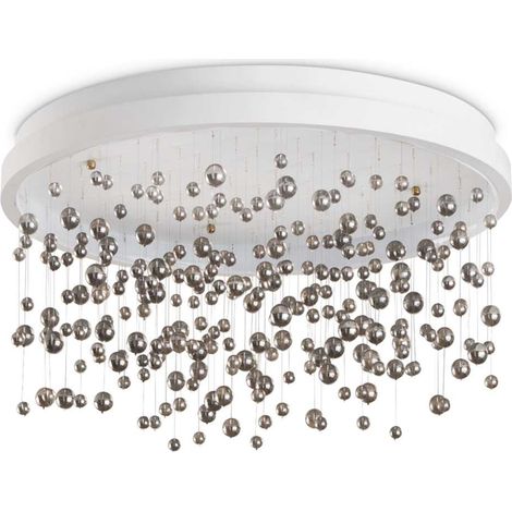 Ideal Lux ARMONY Plafonnier Semi-Encastré Blanc 4900Lm 3000K