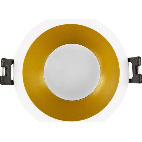 Downlight-Ring Reflect Rund für LED-Glühbirne GU10 / GU5.3 Ausschnitt Ø 75 mm Gold (1/5)