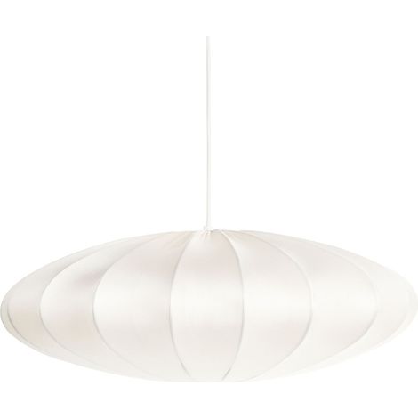 Hanging Pendant Lamp Off-White Nylon Shade Modern Design Living Room Light GUACARA (1/5)