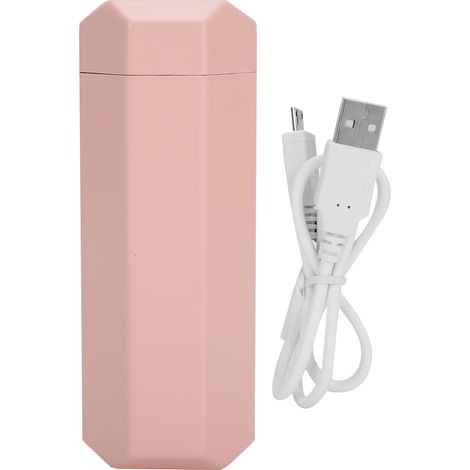 Lampe UV portable pour maison et voiture – Appareil de nettoyage à lumière ultraviolette, usage domestique, couleur rose. (1/5)
