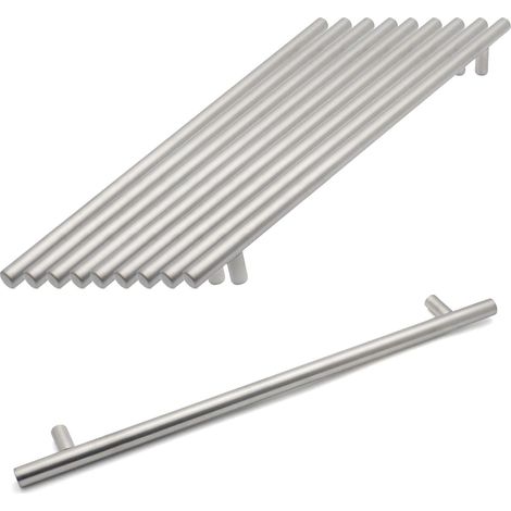 Maniglia per cassettiere, binari cromati da 320 mm, 10 pezzi