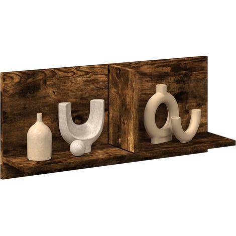 Wandschrank 70x16,5x30 cm Räuchereiche Holzwerkstoff