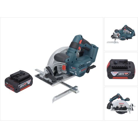 Bosch GKS 18V-57-2 Professional Akku Handkreissäge 18 V 165 mm Brushless + 1x Akku 4,0 Ah - ohne Ladegerät (1/5)