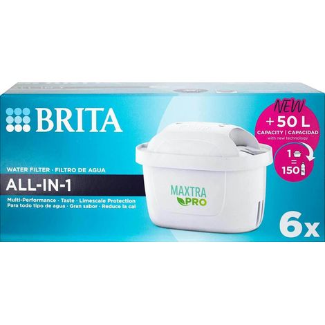 Brita MAXTRA PRO Wasserfilterkartuschen, 6er-Pack, transparent (1/5)
