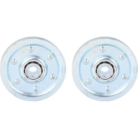Poulie de porte de Garage robuste, 2 pièces, poulies de roue stationnaires de 3 pouces, 200lb, pour câbles de 5/32 de diamètre (1/5)