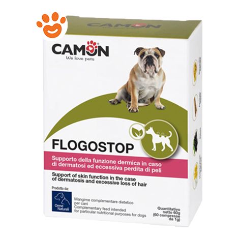 Camon Dog&Cat Orme Naturali Flogostop - Confezione 60 Compresse -
