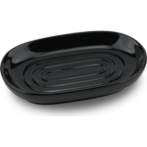 1 Porte Savon Céramique Motif Marbre Rainures Antidérapant Pour Salle De Bain Cuisine Douche