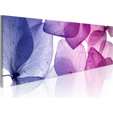 Tableau panoramique pétales délicats - 120 x 40 cm (1/4)