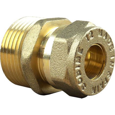 Arcanaute – Raccord droit mâle bicone 3/4" (20/27) – Cuivre Ø12 – Raccord olive à visser sans soudure – Pour plomberie professionnelle (1/3)
