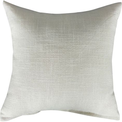 Housse De Coussin Carrée - Lin - 40x40 Cm - Fermeture Éclair Cachée - Pour Coussin Intérieur 40 Cm (1/5)