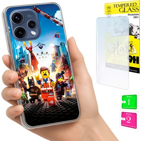 Funda para Oppo Reno 15 5G con cubierta para foto y tapa trasera + cristal 9H (1/5)