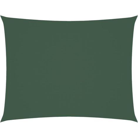 Maison Exclusive - Parasole a Vela Oxford Rettangolare 2,5x4 m Verde Scuro