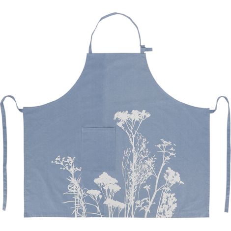 Tablier de jardin en tissu - Bleu - H 110 cm - Livraison gratuite
